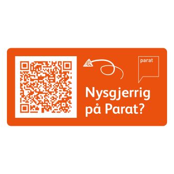 Parat klistremerke - Nysgjerrig på parat
